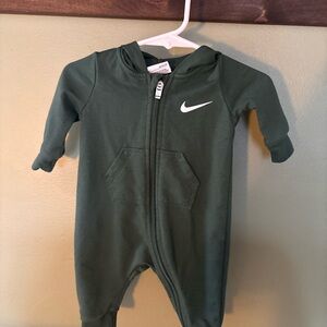 Nike 3M Forest Green Footie One Piece